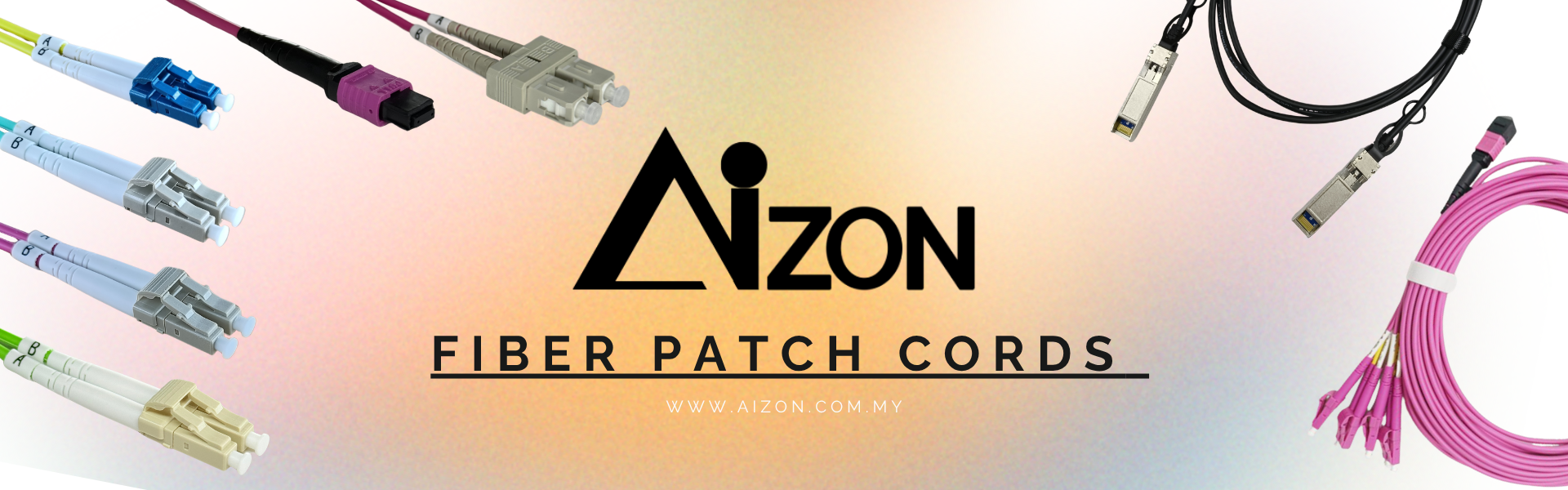 banner aizon fiber patch cord